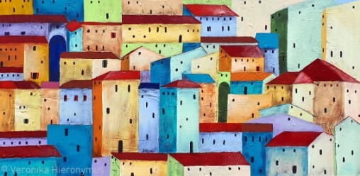 Castel-del-monte Italien gemalt von Veronika Hieronymus